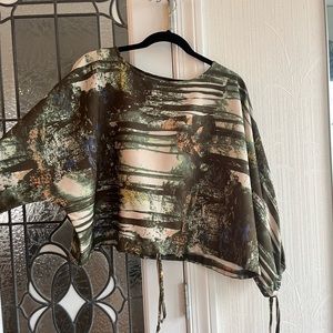 Bryn Walker Gianna Polyester Elastane Top Blouse XS